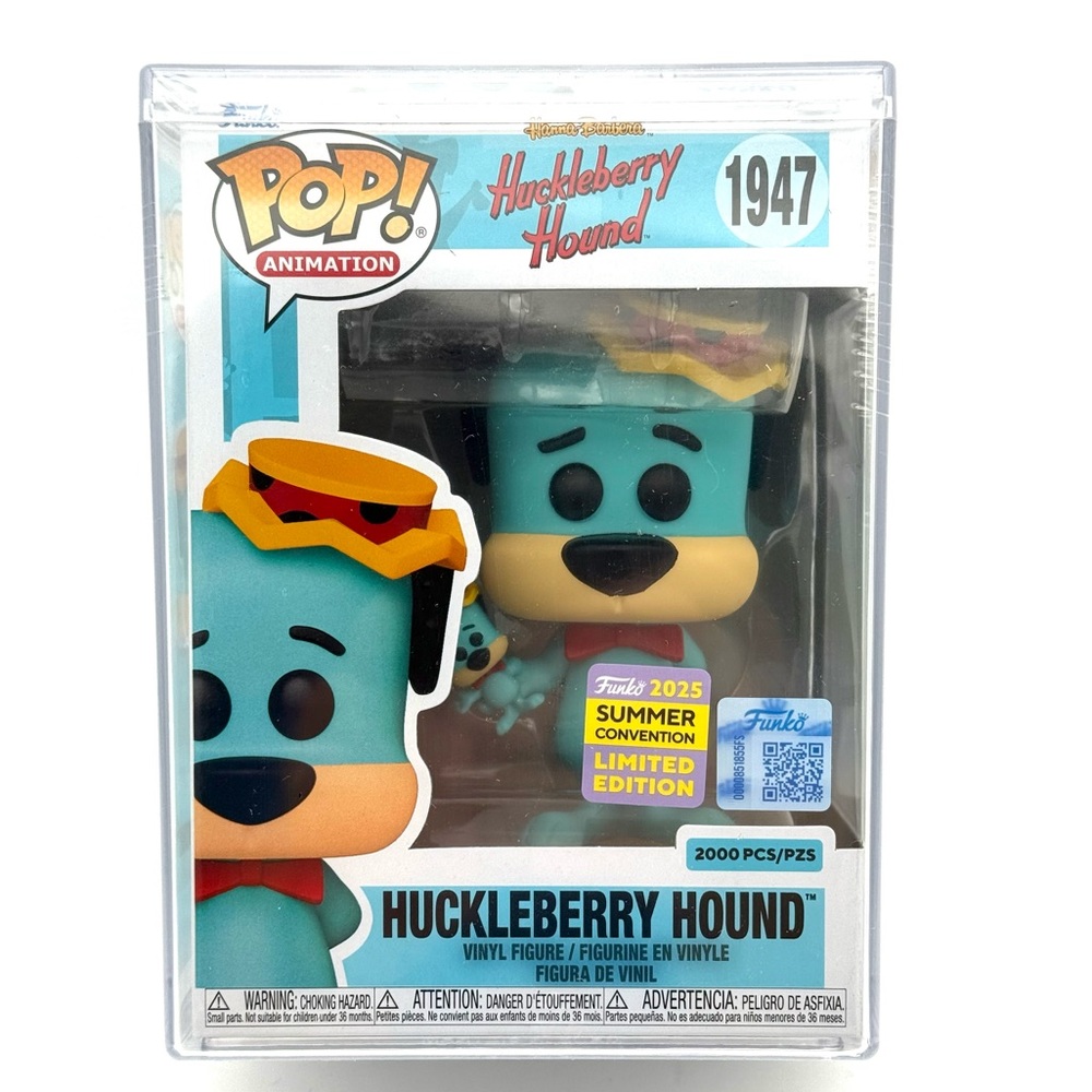 NWT New Funko Pop! Huckleberry Hound 2025 Comic Con San Diego Sticker 1947
